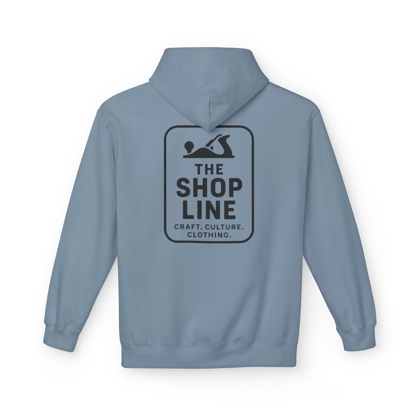 The Shop Line Logo Hoodie - Premium Pullover for Woodworkers and Makers