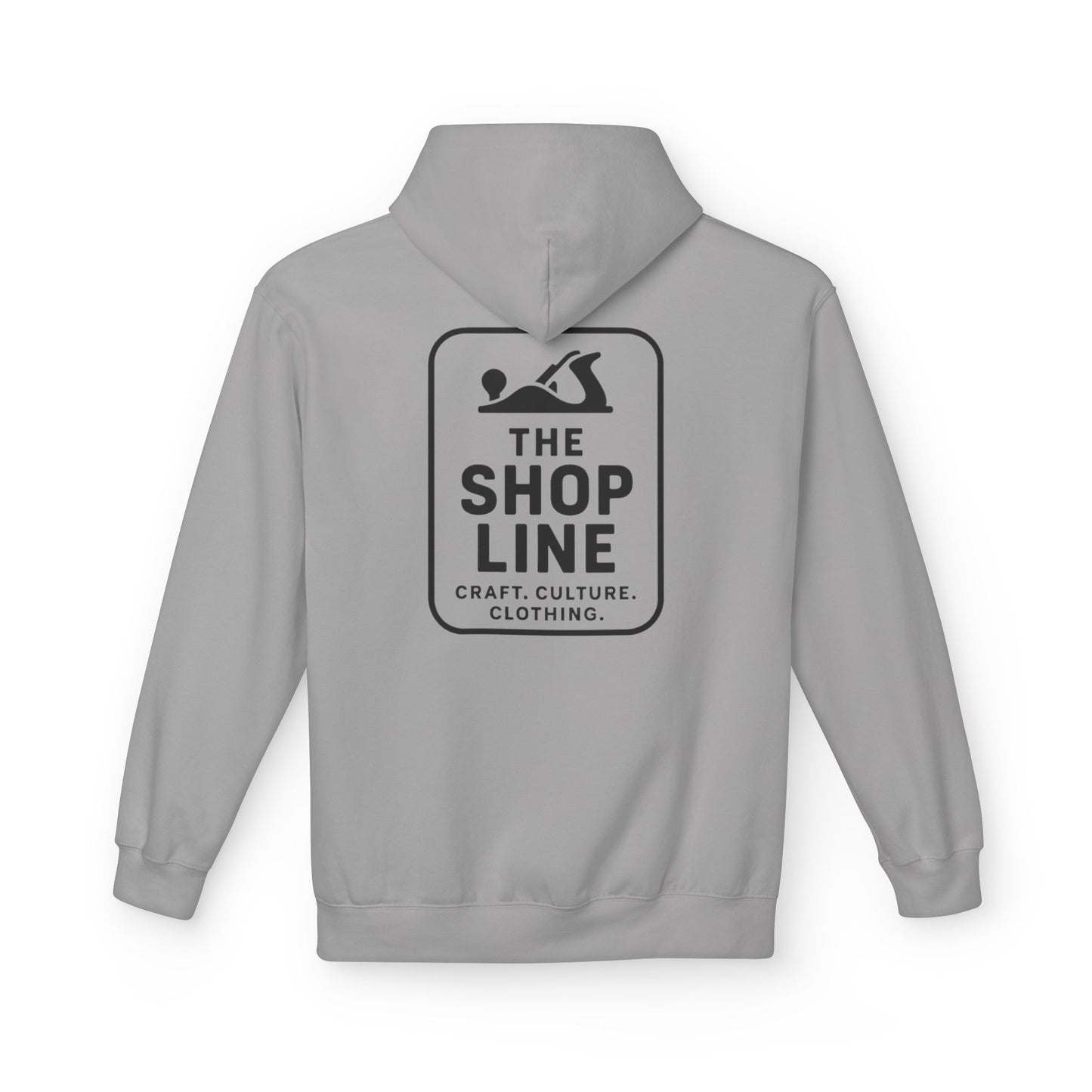 The Shop Line Logo Hoodie - Premium Pullover for Woodworkers and Makers