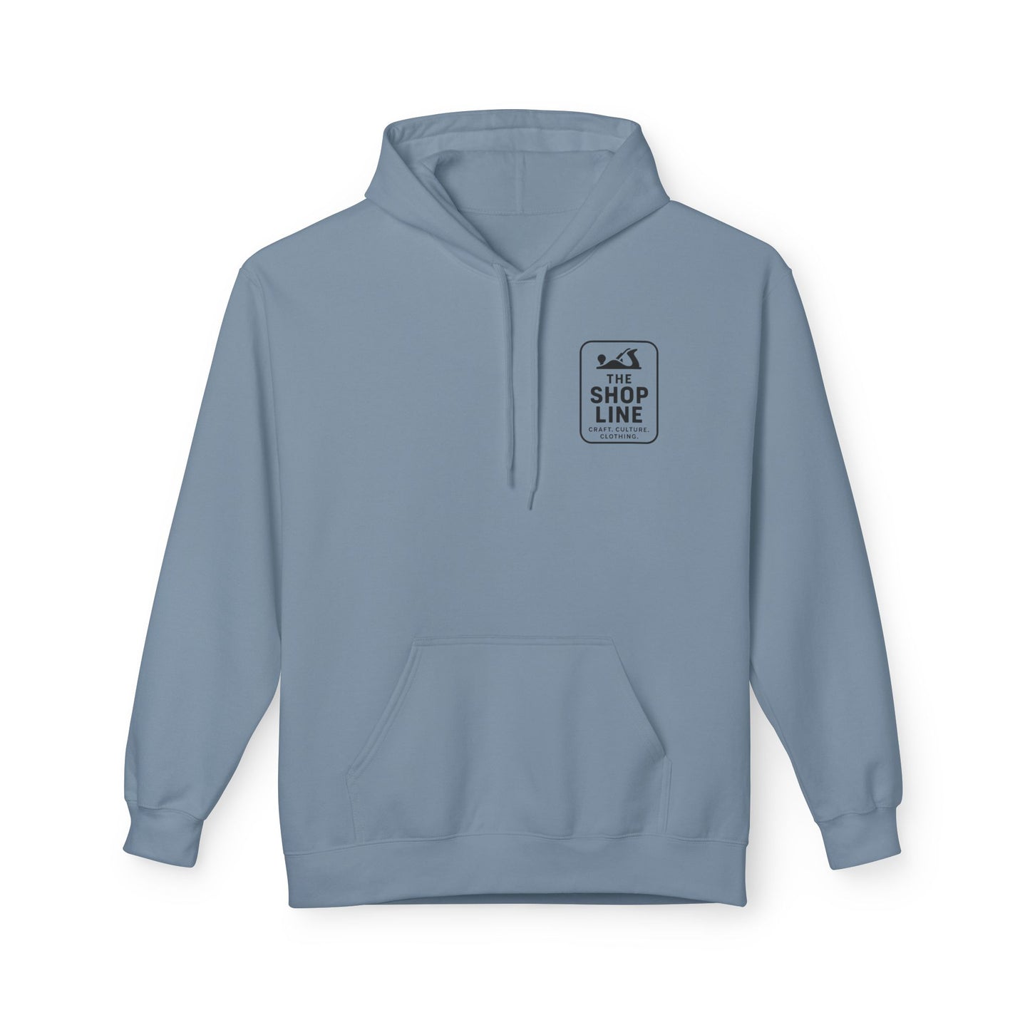 The Shop Line Logo Hoodie - Premium Pullover for Woodworkers and Makers