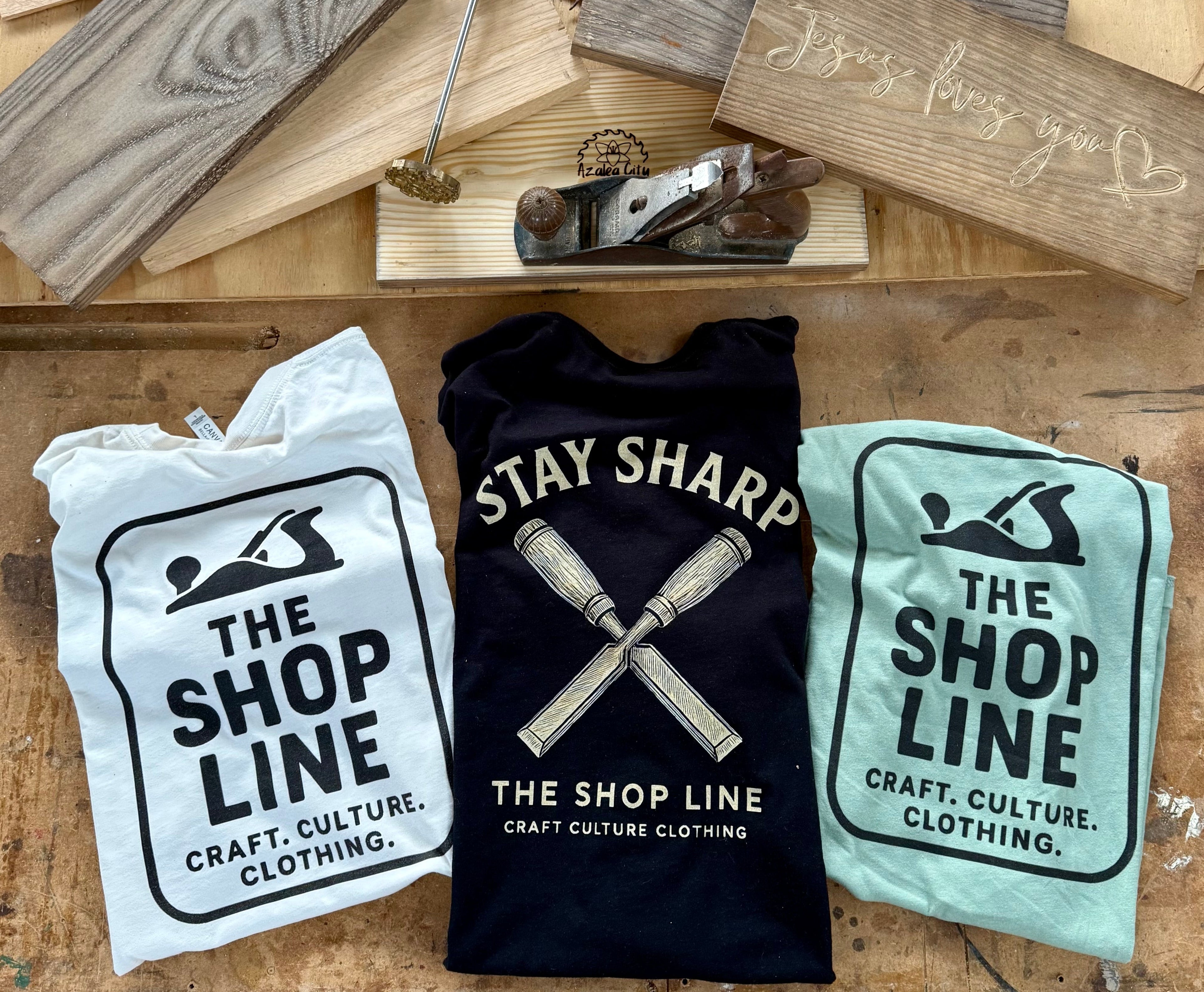Shirts for woodworkers.